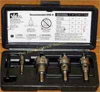 Ideal Carbide Tipped Hole Cutter Set