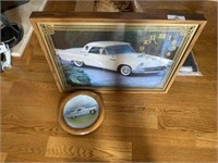 Ford Thunderbird Clock and Plate