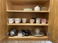 Cabinet of Dishes and Mugs