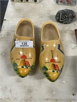 Pair of Wooden Dutch Shoes