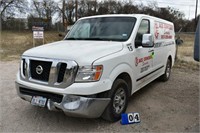 2012 Nissan NV3500 Van, Gas Engine,