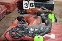 (2) Hilti Hammer Drills, Model TE7-C and TE5,