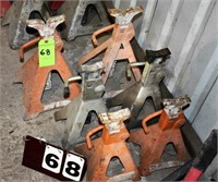 (6) Assort. Size Jack Stands