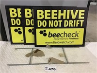 BEE CHECK SIGN. 3