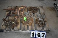 Pallet of Chains & Load Binders