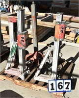 (2) Pallets w/(8) Core Drill Stands