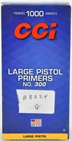 1000 Count Of CCI Large Pistol Primers #300