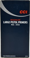 1000 Count Of CCI #350 Large Pistol Primers
