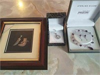 Sterling Jewelry with stones Etc
