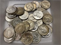 $10 in 90% Silver Washington Quarters