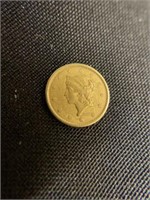 1852 $1 Gold Piece