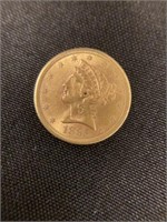 1885 S $5 Gold Liberty
