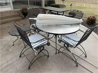 Patio Table with 4 Spring Chairs