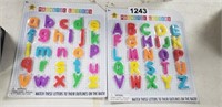 2 PACKS OF MAGNETIC LETTERS