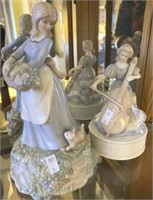 Porcelain Serenade Otagiri Musical Figurine & Lady