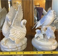 Musical Swan & Bird Figurines, Bird By Global Art
