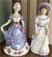 Porcelain Lady Figurines