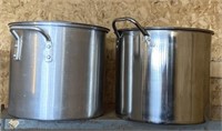 Aluminum & Stainless Stock Pots 9 Inch