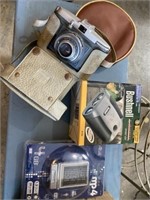 Bushnell Range Finder, Vintge Bilora Camera, Flash