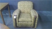 OLD CHAIR WITH WOODEN SIDES