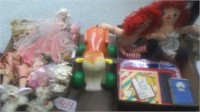 MISC DOLLS/RAGGEDY ANN AND ANDY DOLLS/ROLLING COW