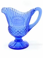 Cobalt Blue Glass Avon Creamer 5.5”