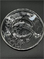 Sterling on Crystal 25th Anniversary Plate 6.25”