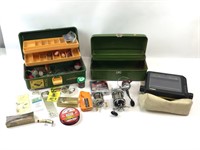 Tackle Box & Fishing Gear With Humminbird