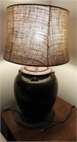 Table Top Crock Lamp