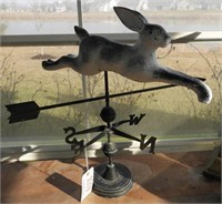 Figural Hare tabletop weathervane decoration