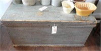Mid 19th Century dovetailed chest in red and