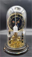 VTG Kundo 400 Day Anniversary Clock w/Black Floral