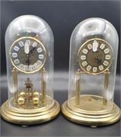 2 Vtg Haller Anniversary Clock- Parts