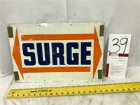 Surge Tin Sign