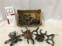 Box Of Vintage Oar Locks
