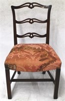 Mahogany Ribbon Back Vintage Chair