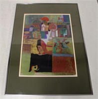 Framed Pastel Painting - Signed