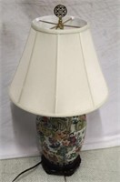 Oriental Style Lamp - 28" tall