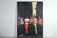 Large Framed 1969 Rolling Stones Color Poster