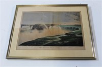 Vintage Niagara Falls Framed Print