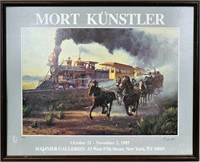 Mort Kunstler Framed & Signed Posterboard