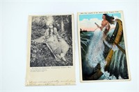 2 Vitabge Native American Themed Postcards