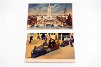 2 Vintage Coney Island, Dreamland Postcards