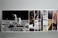 A Group of 8 Color Plates "Apollo 11 Moon Landing