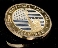 Coin Large 1 Pound Silver - $200 Flamingo Coin