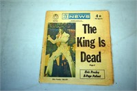 "The King is Dead" 1977 Philadelphia Daily News