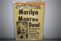 "Marilyn Monroe Dead" 1962 Record American