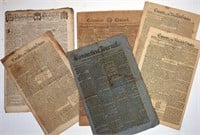 Group of Late 1700's Newspapers