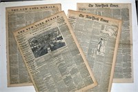 Group of U.S. Newspapers From Early Civil War