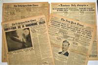 A Group of Top Headline Newspapers